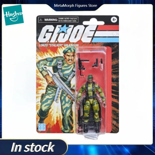 Original Hasbro G.I. Joe Classified Series Retro Collection Lonzo “Stalker” Wilkinson Anime Figures Toys Models Collection