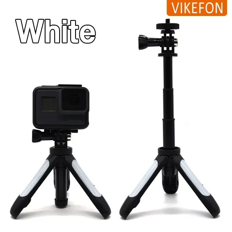 Sports Photography Camera Stand Portable Handheld Selfie Stick Retractable Desktop Tripod Outdoor Photography for Gopro 111/2/13