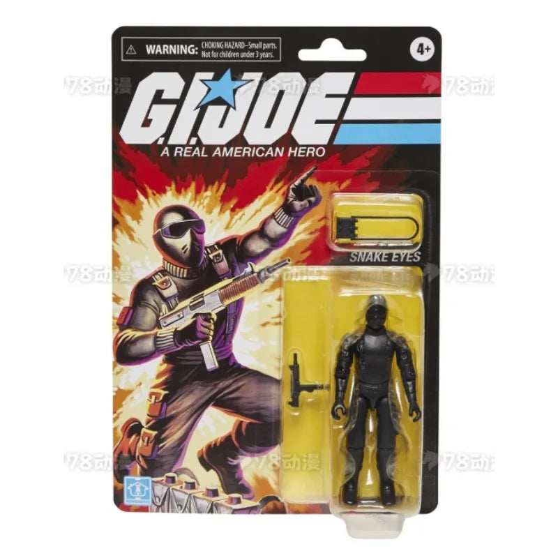 Original Hasbro G.I. Joe Classified Series Retro Collection Snake Eyes & Storm Shadow Anime Figures Toys Models Collection