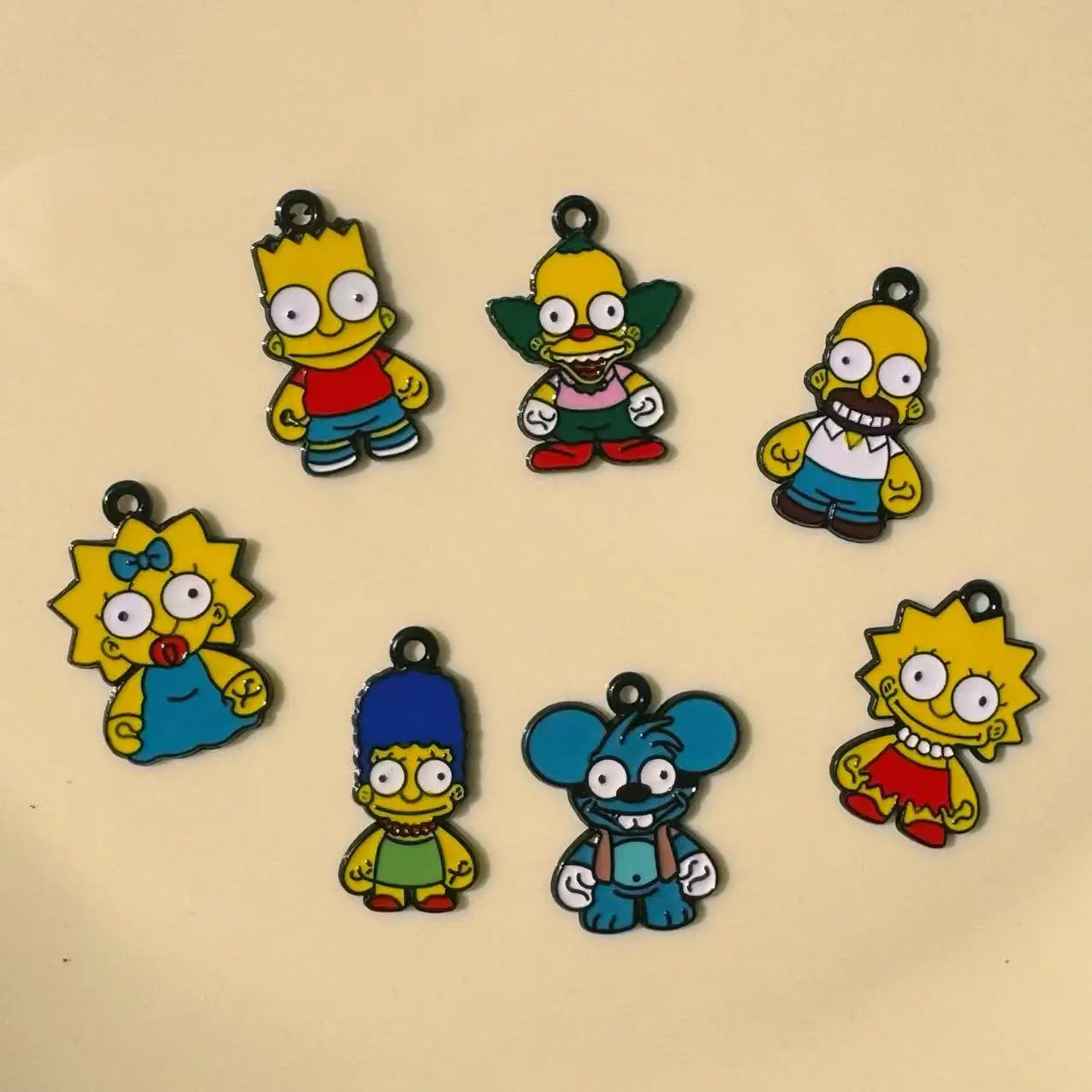 Complete set of 7 beloved  characters – mix and match to make one-of-a-kind gifts or personal pieces.