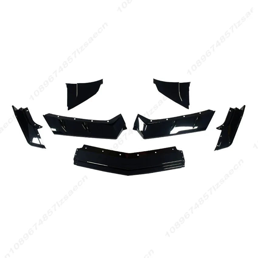 For Chevrolet Corvette C8 2 Door Z51 Stingray STG 3 2020-2026 Car Front Bumper Lip Spoiler Diffuser Body Kits Splitter Trims