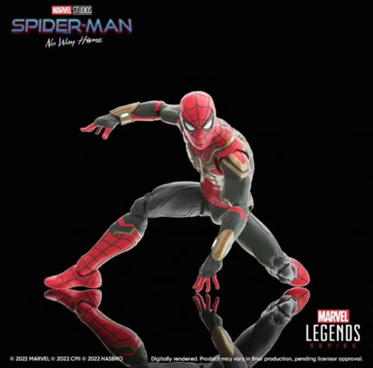 Original Hasbro Marvel Legends Series Spider-Man No Way Home Anime Figure Collection Model Toys