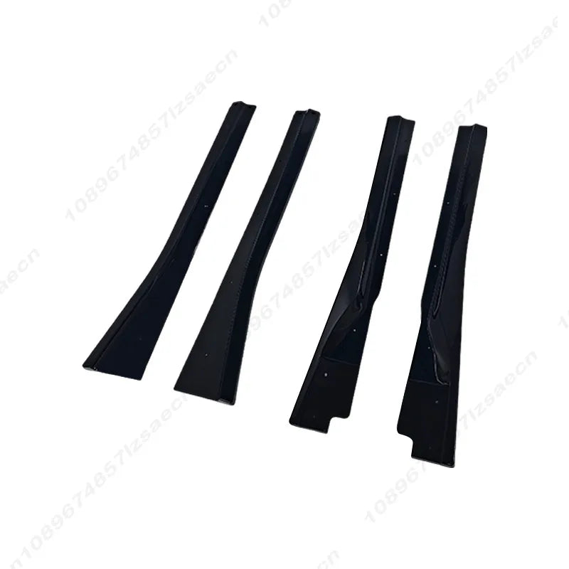 For BMW i3 i01 Range Extender 2014-2022 MP Car Bumper Lip side Spoiler Splitter Diffuser Car Side Skirt  Body Kit Gloss Black