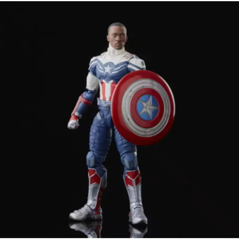 Original Hasbro Marvel Legends Series CAPTAIN AMERICA: SAM WILSON&CAPTAIN AMERICA: STEVE ROGERS Anime Figure Collection Toy