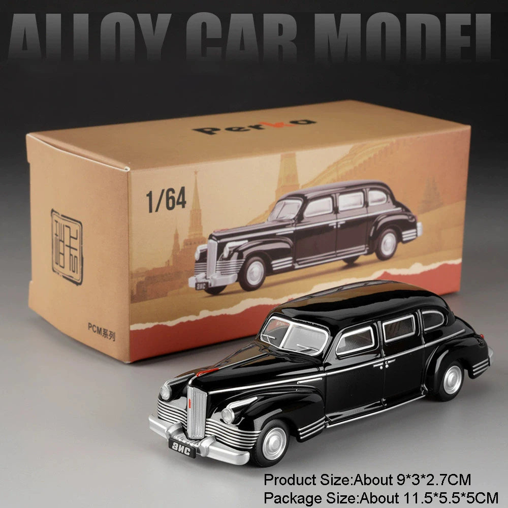 1:64 GAZ-24 GAZ-12ZIM Alloy LADA 2105 2101 Diecast Model Series Four Wheel Suspension Miniature Vehicle Children's Holiday Gifts