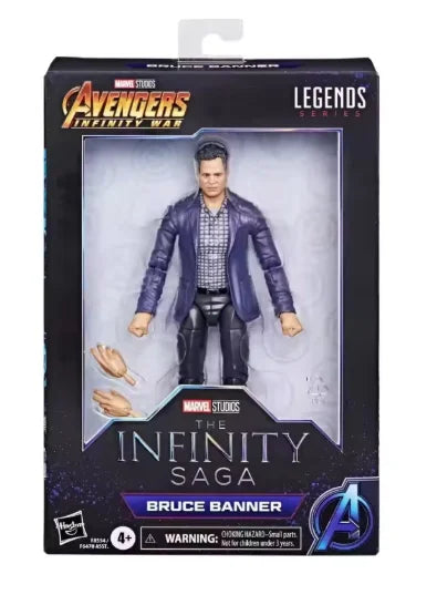 Original Hasbro Marvel Legends Series THE INFINITY SAGA BRUCE BANNER Anime Figure Toy Collection Model