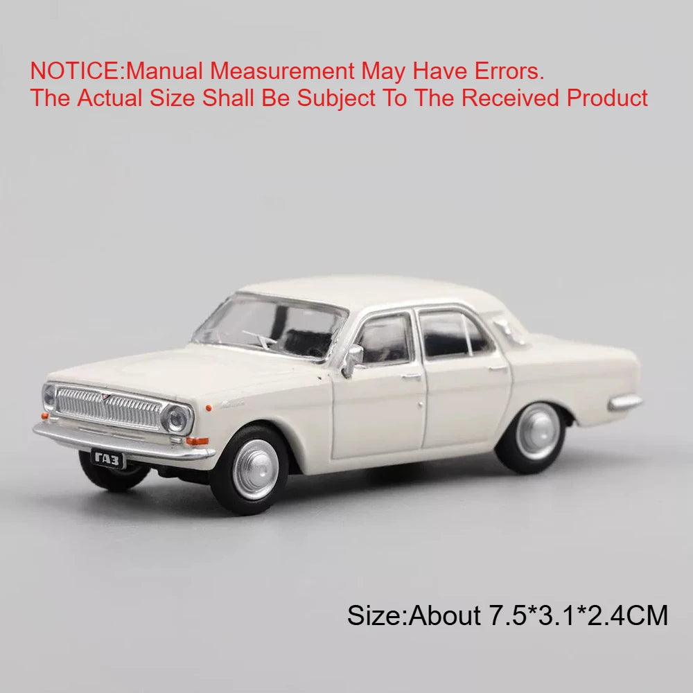 1:64 GAZ-24 GAZ-12ZIM Alloy LADA 2105 2101 Diecast Model Series Four Wheel Suspension Miniature Vehicle Children's Holiday Gifts