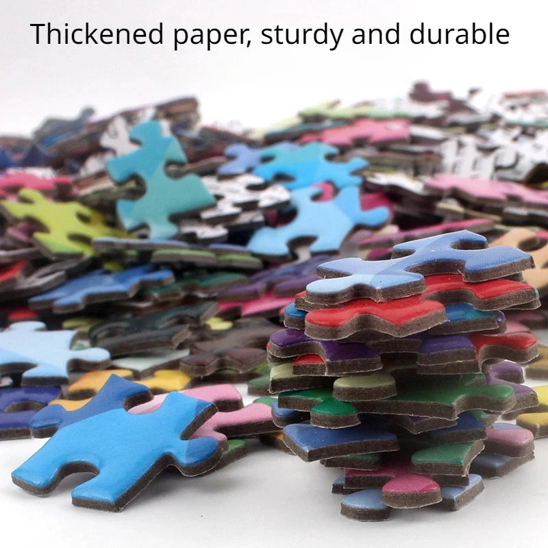 80*60cm 1500pcs Paper Jigsaw Puzzle The Forty World Famous Paintings Figure Statue Painting Stress Reducing Toys Christmas Gift