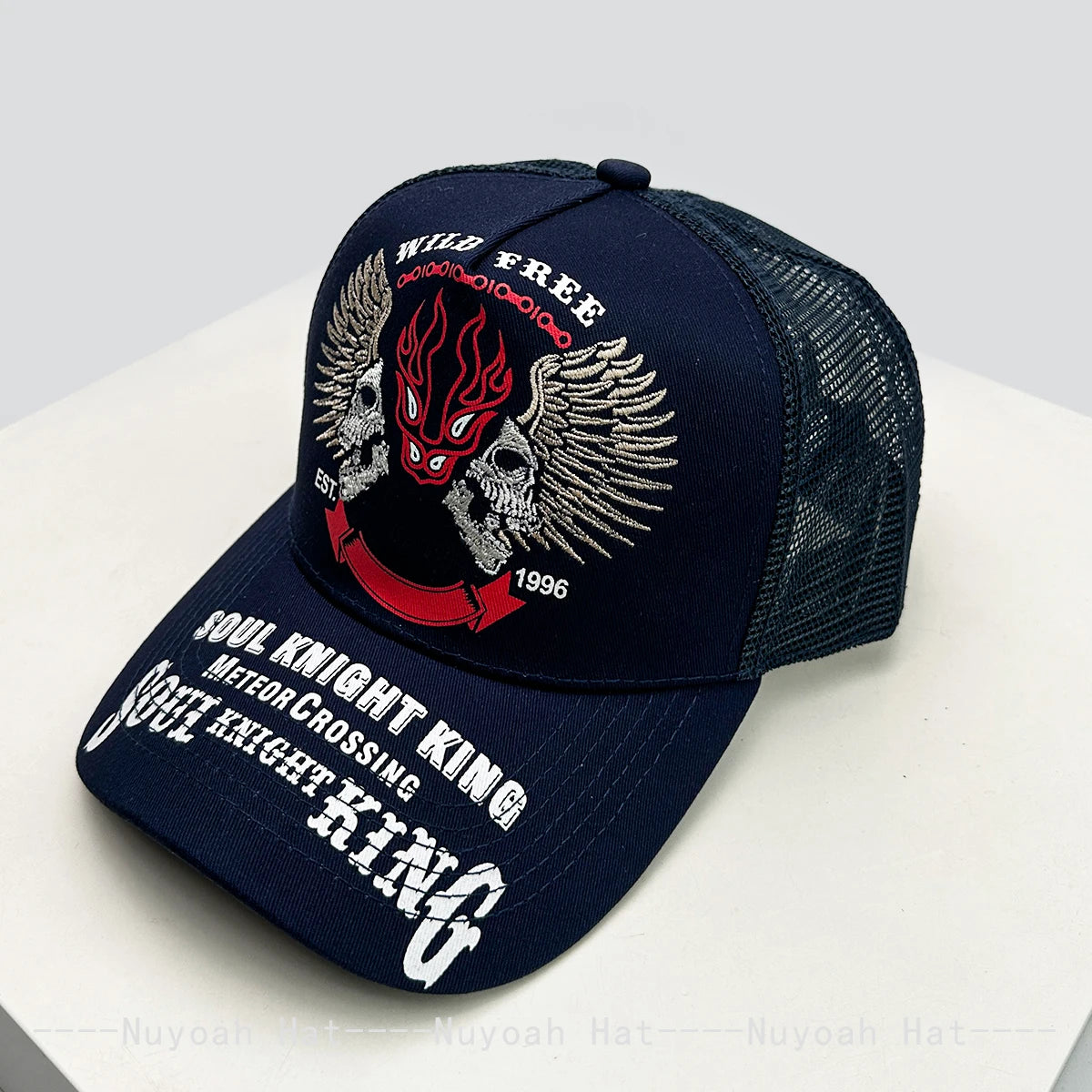 New Men Women Hip Hop Soul Knight King Embroidery Baseball Hats Breathable Personal Sunshade Trucker Caps Street Versatile ins