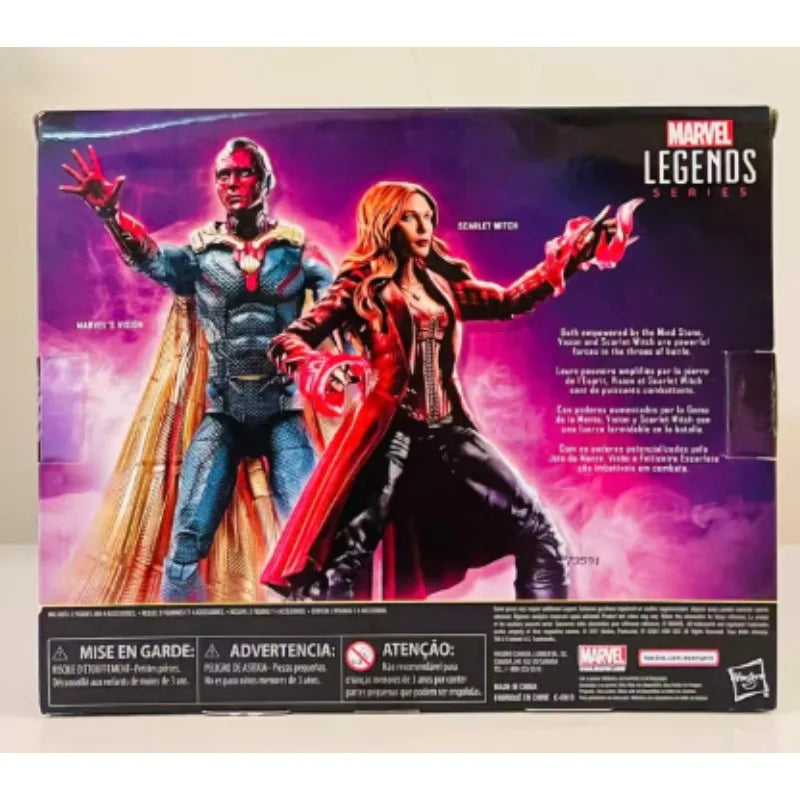 Original Hasbro Marvel Legends Series Avengers Infinity War SCARLET WITCH MARVEL'S VISION Anime Figure Toy Collection Model