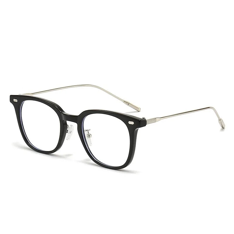 Korean Fashion Glasses Brown Anti Blue Light Glasses Women's Clear Anti Radiation Filter Glasses