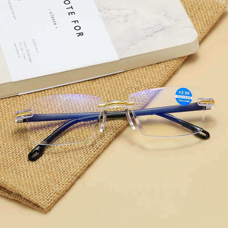 Square Classic Reading Glass Lenses +1.0~+4.0 Anti Radiation Glasses for Women