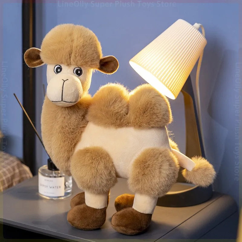 28/38cm Cute Cartoon Camel Plushies Doll Soft Stuffed Animals Plush Toys Home Decor Girls Sleeping Hug Pillow for Kids Xmas Gift
