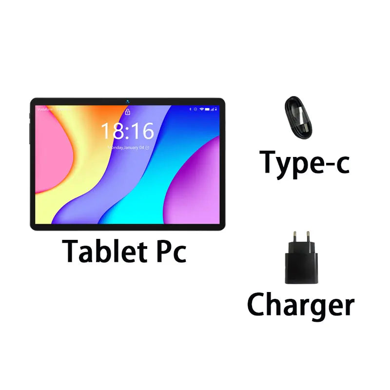 BMAX I9 PLUS 10.1" Android 14 Tablet 12GB RAM (4+8), 64GB ROM IPS HD Touchscreen