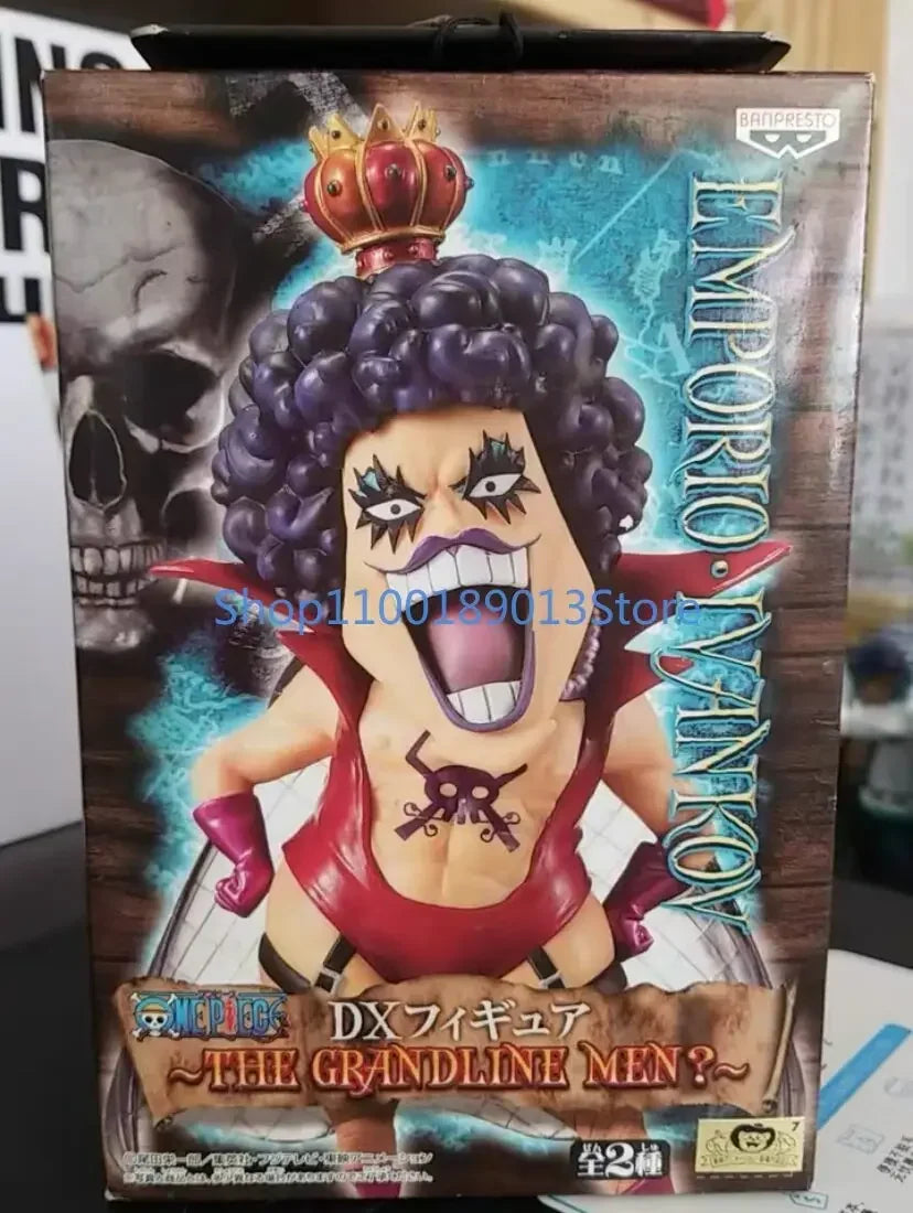 【IN STOCK】Original Banpresto DXF The Grandline Men One Piece Emporio Ivankov 13cm  Figure PVC Collectible Model Toy Gift