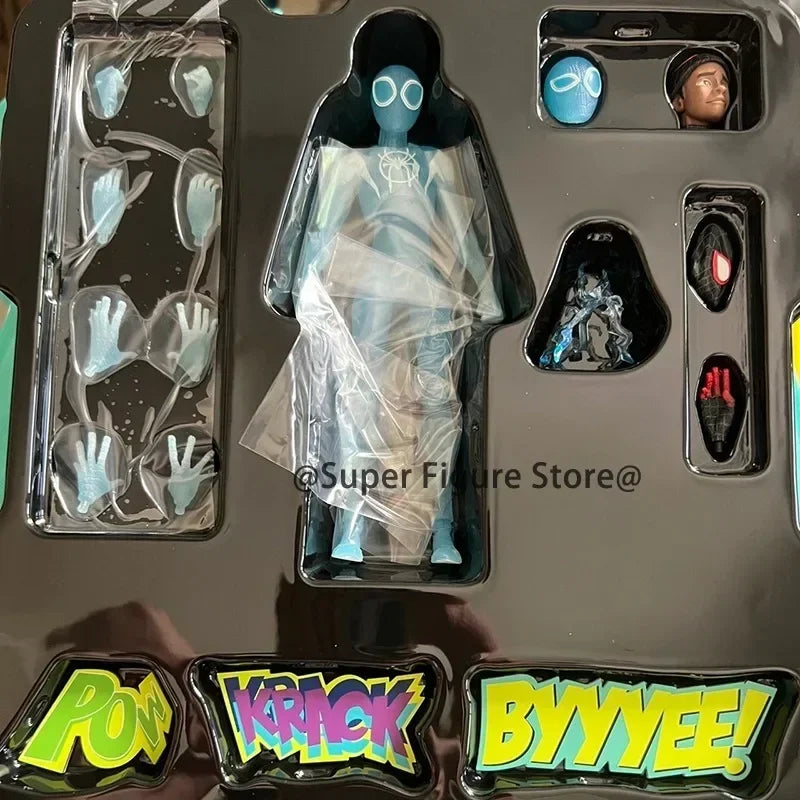 Miles Sentinel Peter Parker Sv Spider Verse Noir Action Figures PVC Collects 05