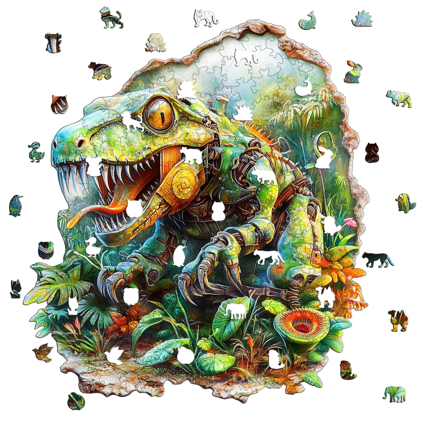 Fantastic World Wooden Jigsaw Puzzle Wooden Home Decor Christmas and Halloween Gift Toy for Teen and Kid