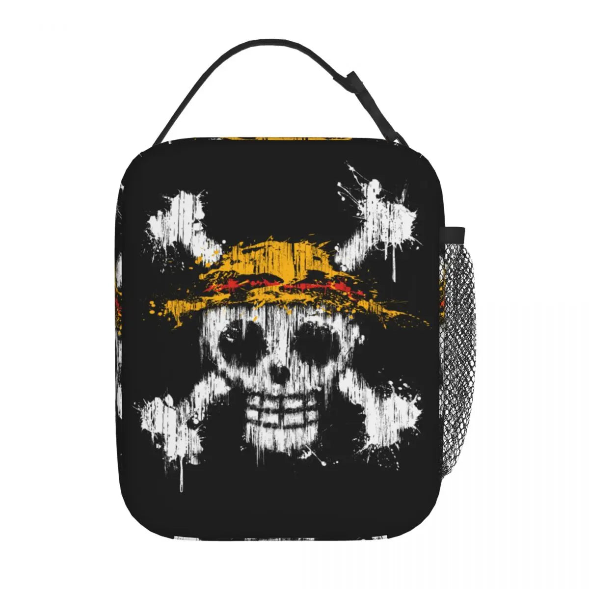 One Piece Monkey D Luffy Anime Insulated Lunch Thermal Bag Work School Bag