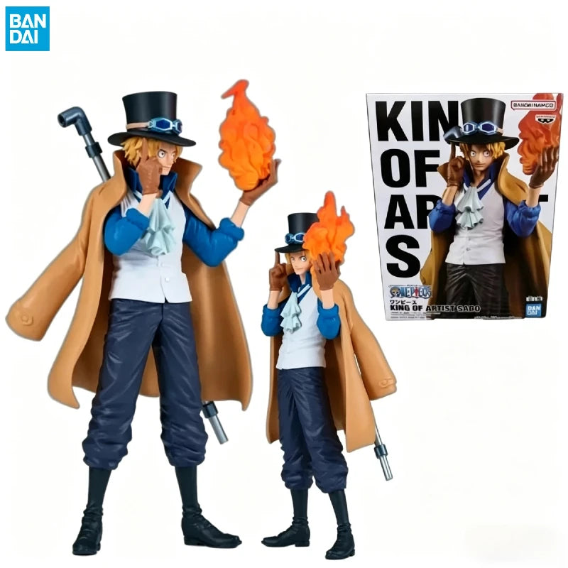 【IN STOCK】Original Banpresto King Of Artist One Piece Sabo 23cm Figure PVC Collectible Model Toy Gift
