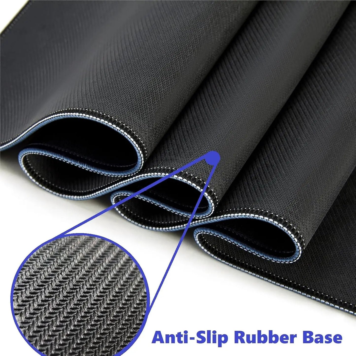 Large Gaming Mouse Pads, XLComputer Desk Matt for Desktop Keyboard and Mouse Office Desk Pad Protector Mats, Black Mouse pad