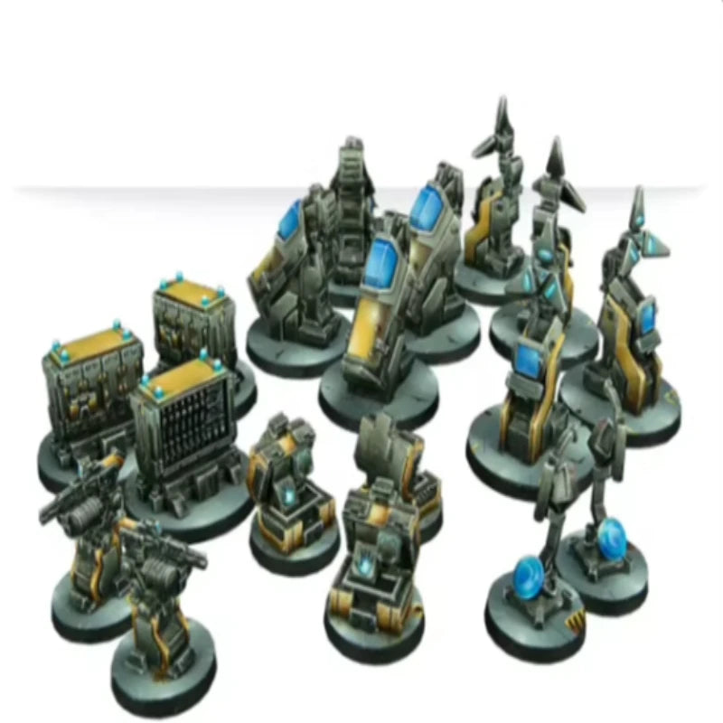 Die-cast Resin Model Assembly Kit Resin Large Kit Expansion ITS Objecitves Pack, Unpainted, Assembly Required, (including Base)
