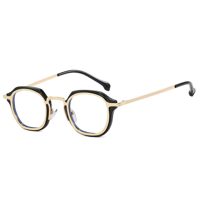 JNPCXI Ins Popular Fashion Small Round Men Punk Sunglasses Retro Women Trending Black Sun Glasses Gradient Shades