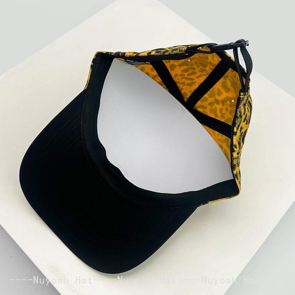 New Unisex Quick Drying Leopard Print Pattern Letter Baseball Hats Sunshade Color Block Breathable Niche Peaked Caps Versatile