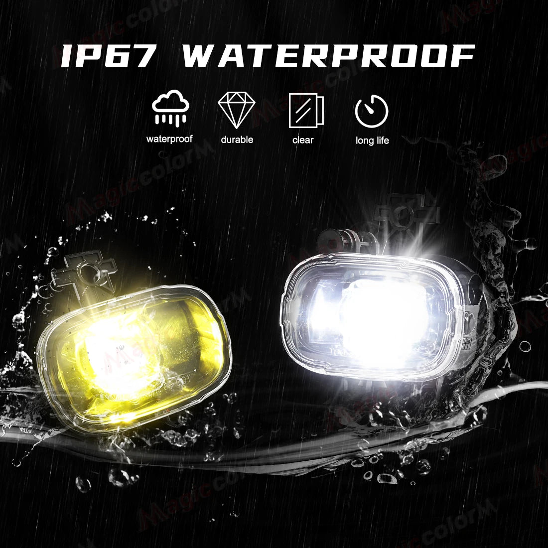LED Fog Lamps For Nissan NAVARA NP300 X-trail Xtrail Rogue Kicks Juke F16 MK2 Foglight DRL Daytime Running Light Car Accessories