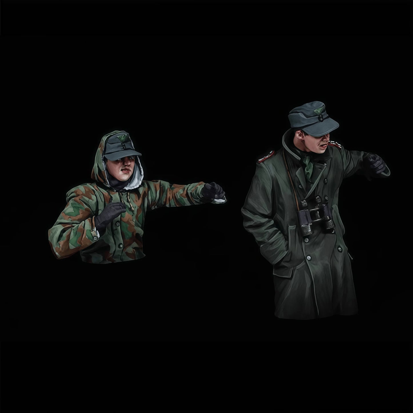 1: 35 Casting Resin Model Kit, Gk, Tank Soldier Observer Grey Assembled Model, Unpainted