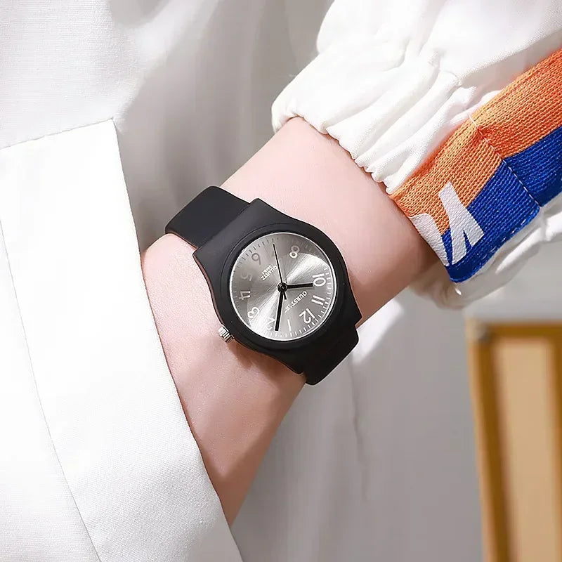 Fashion Women's Candy Colored Quartz Watch Digital Dial Silicone Strap Wristwatch Montre Femme Relogio Feminino Dropshipping