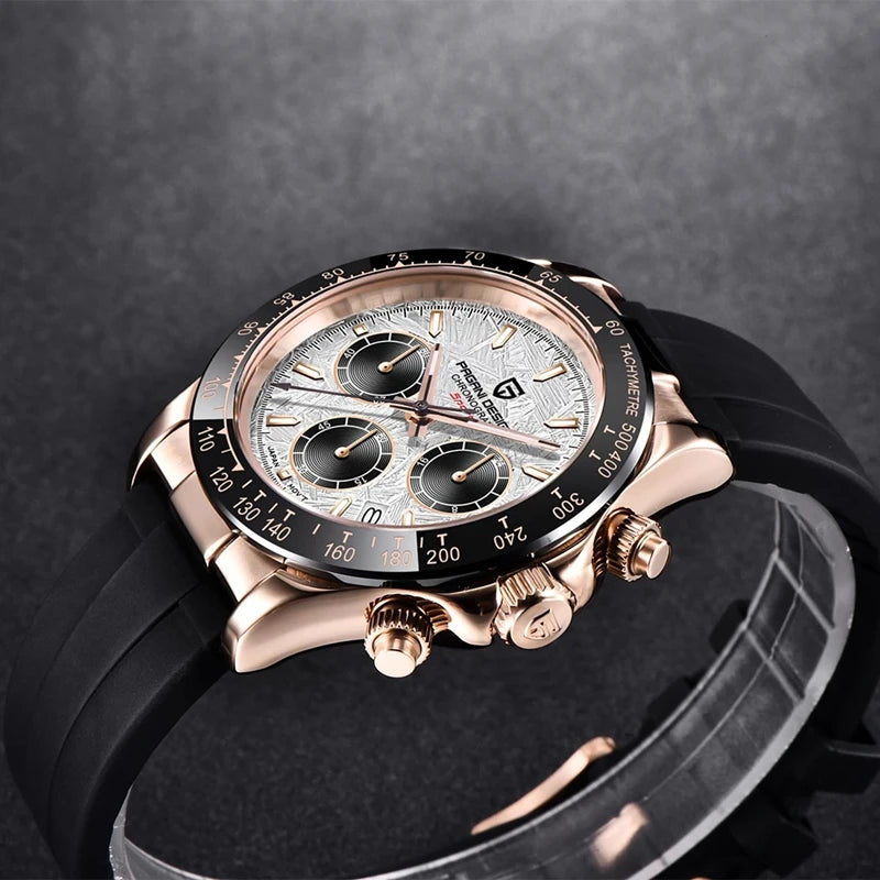 40mm V2 PAGANI Men Quartz Watch Sapphire Retro Chronograph Waterproof Watch 08