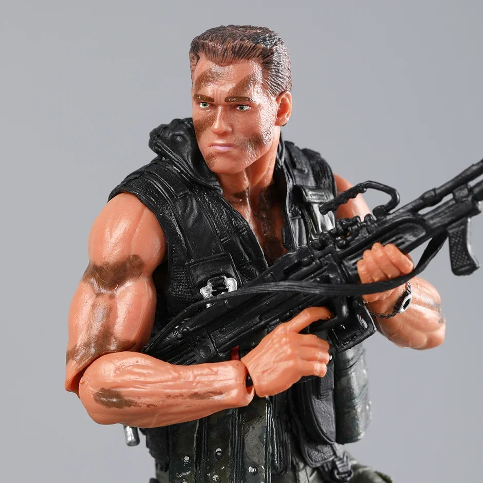 NECA Schwarzenegger Commando Action Figure Model Toys Creative Action Collection
