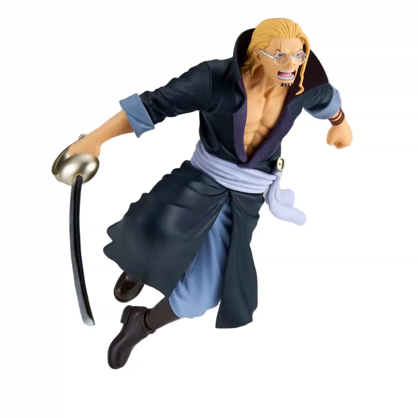 【IN STOCK】Original Banpresto Battle Record Collection One Piece Silvers Rayleigh 18cm Figure Collectible Model Toy Gift