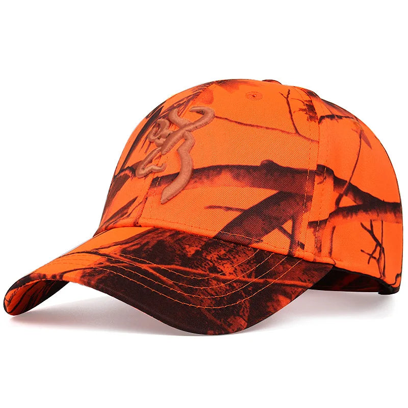 Outdoor Camouflage Baseball Cap Quick-Dry Jungle Leaves Sun Hat for Men Women