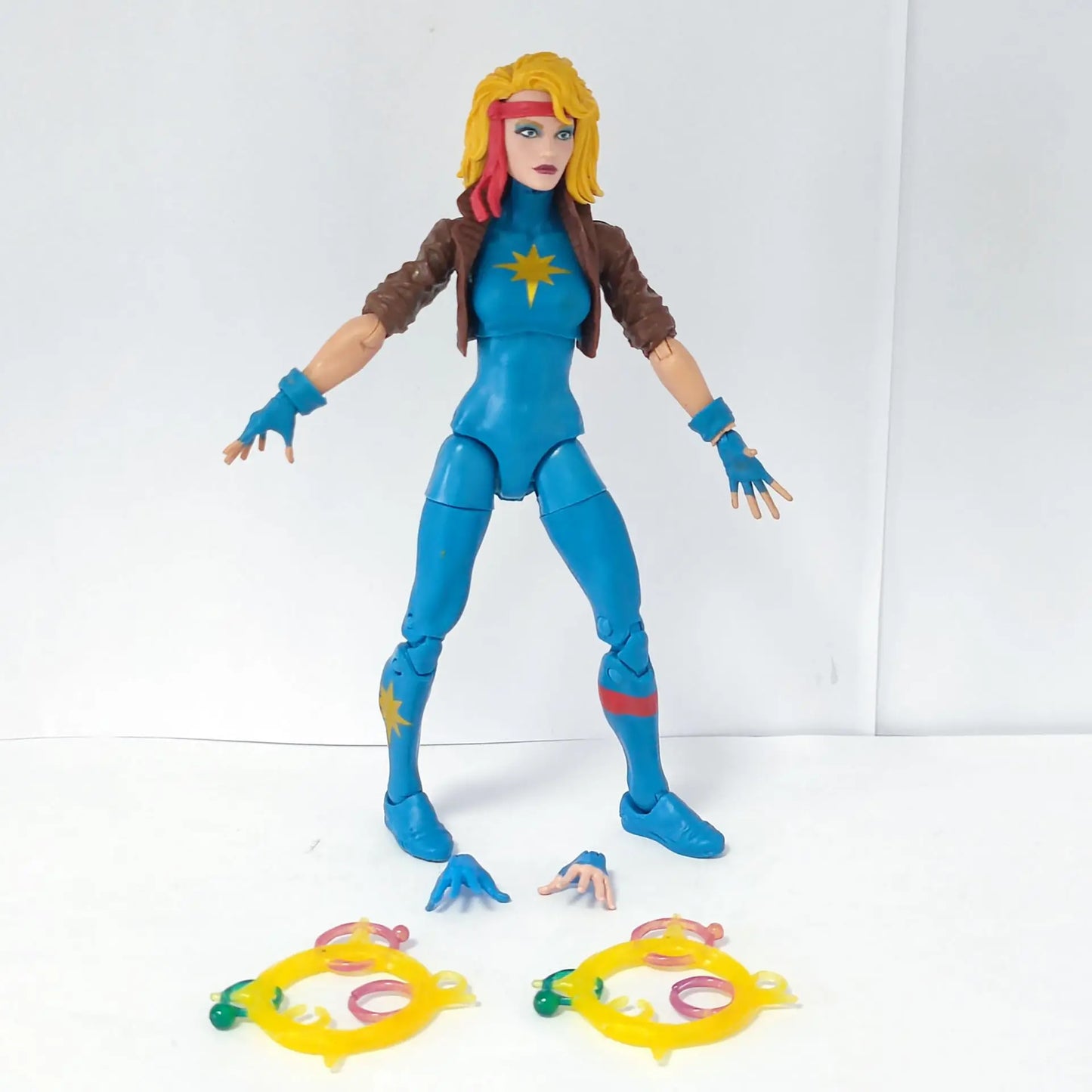 Marvel Legends X-Men Uncanny Retro Series Dazzler Body With Mojoworld Series Head 6" Loose Action Figure