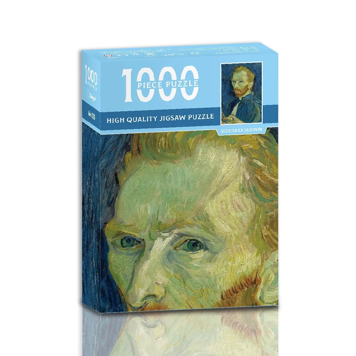 Mini Jigsaw Puzzle 1000 Pieces for Adults Van Gogh The Starry Night Environmentally Friendly Paper Christmas Gift Toy