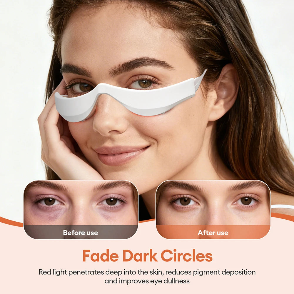 Foreverlily 3D Eye Massager Under-Eye Glasses Massager Eye Fatigue Relief Massager Relieves Eye Fatigue Eyes Massage Glasses
