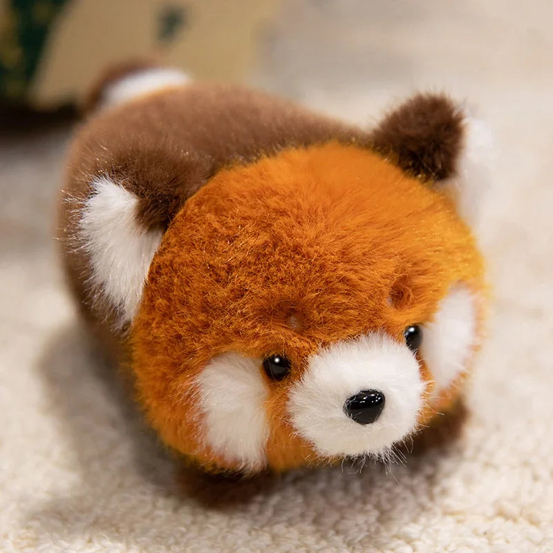 Cute Lying Animals Red Panda Fox Sloth Cat Soft Plush Dolls Stuffed Capybara Pig Plushie Baby Toys Gifts For Children