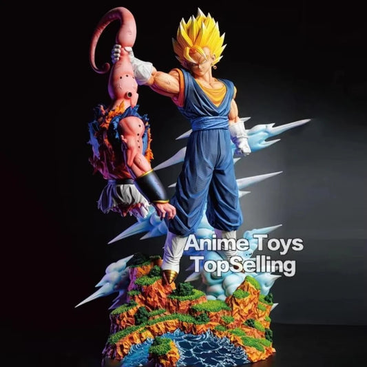 32cm Vegetto Vs Buu Model, Dragon Action Figure Super Saiyan Goku Vegeta Statue