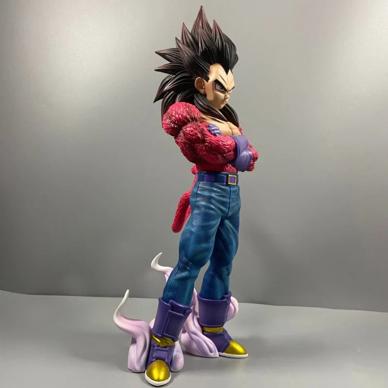 29cm Dragon Ball Super Vegeta Figures SSJ4 Goku Action Figures Super Saiyan Anime PVC Model Collection Toys