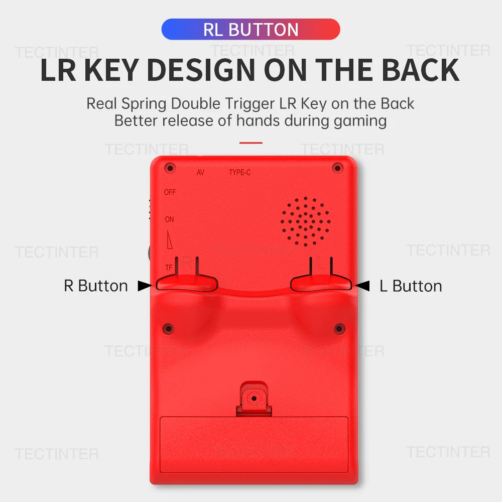 GB300 Handheld Game Console 3.0" Screen AV Output 8G 6000+ Built-in Retro Games