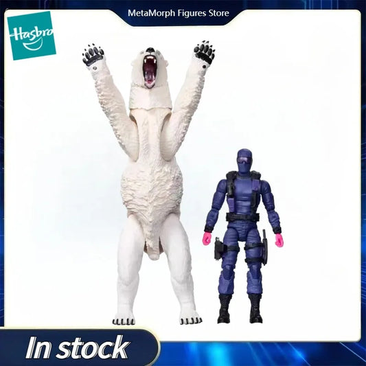 Original Hasbro G.I. Joe Classified Series #161 Snake Eyes & Polar Bear Action Figures Toys Models Collection