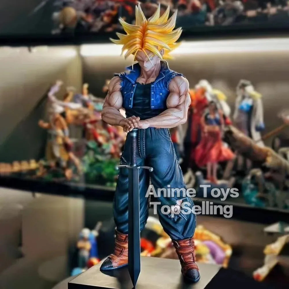 25cm/9.84in Anime Dragon Ball Z, Trunks Action Figures PVC Statue Collection