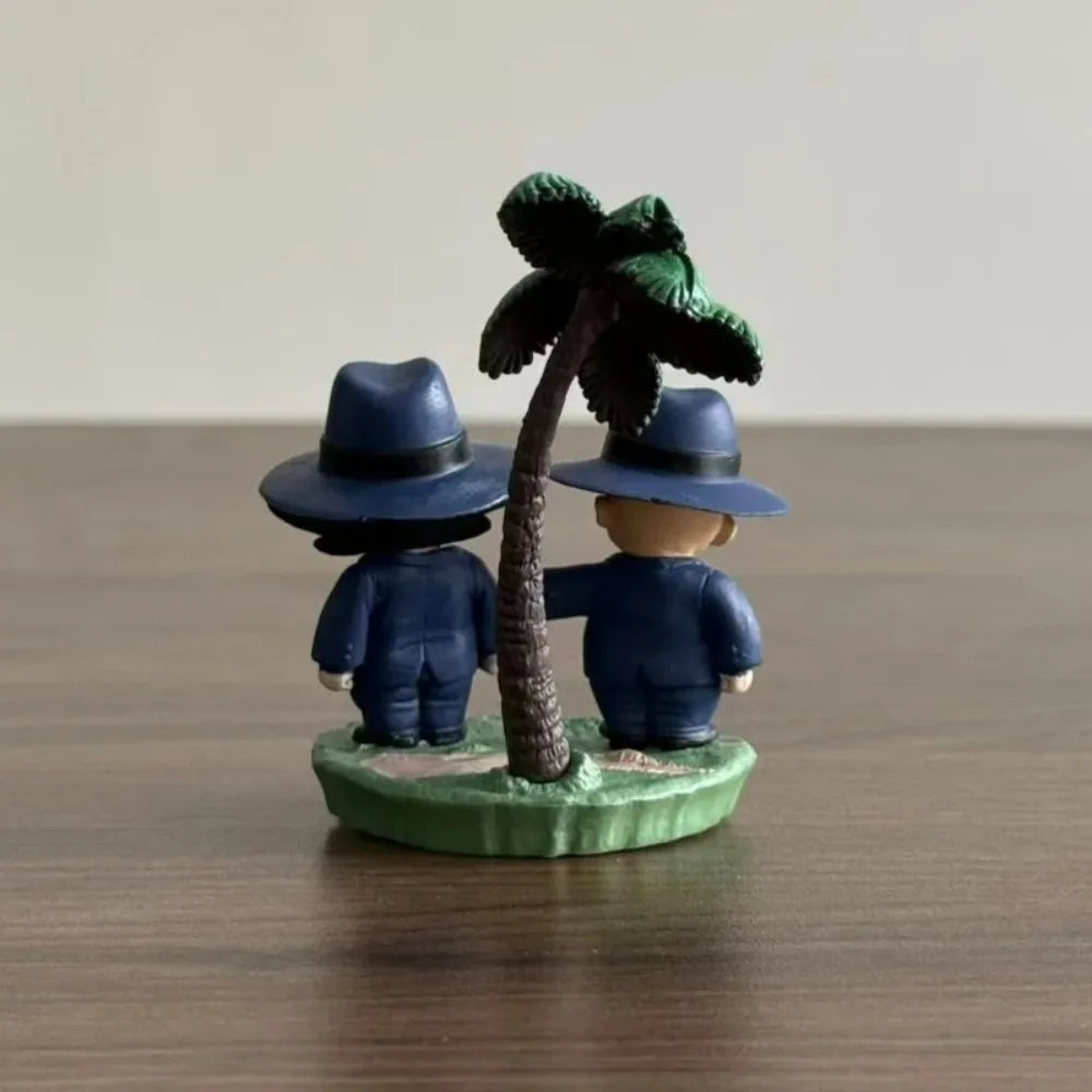 7cm/2.76in Anime Dragon Ball Figure Krillin and Goku Action Figures PVC Statue