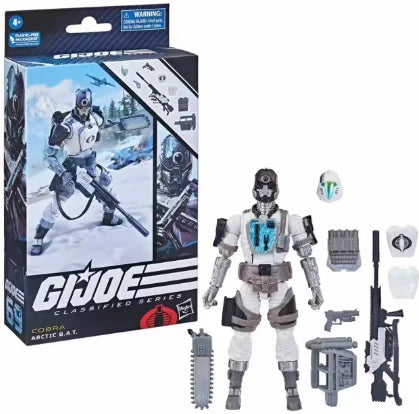 Original Hasbro G.I. Joe Classified Series ARCTIC B.A.T. Anime Figure Toy Model Collection