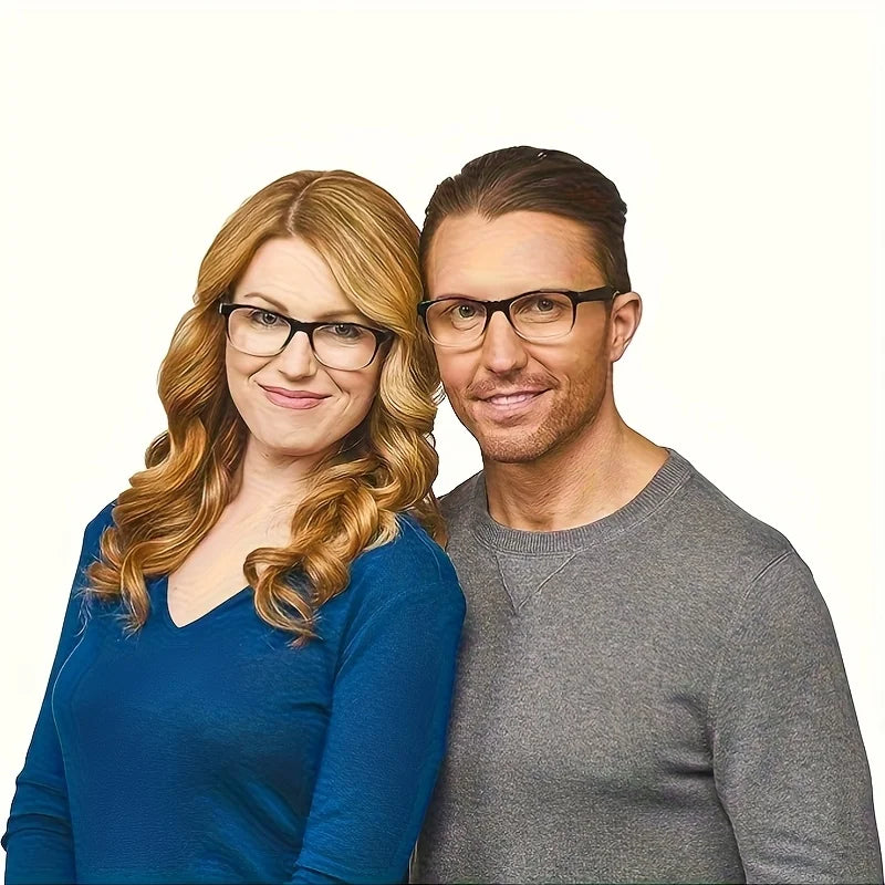 Autofocus Reading Glasses for Men Women Multifocal Blue Light Blocking Readers Resin Frame