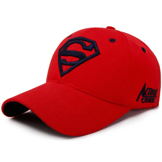 Street Superhero Embroidery Cap Cosplay Costume Adjustable Sun Hat Accessories