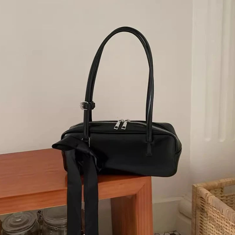 Fashion Solid Large Capacity Shoulder Bags Interior Compartment Soft 2026 High Quality Bags for Women Zipper Pu Women's Handbags