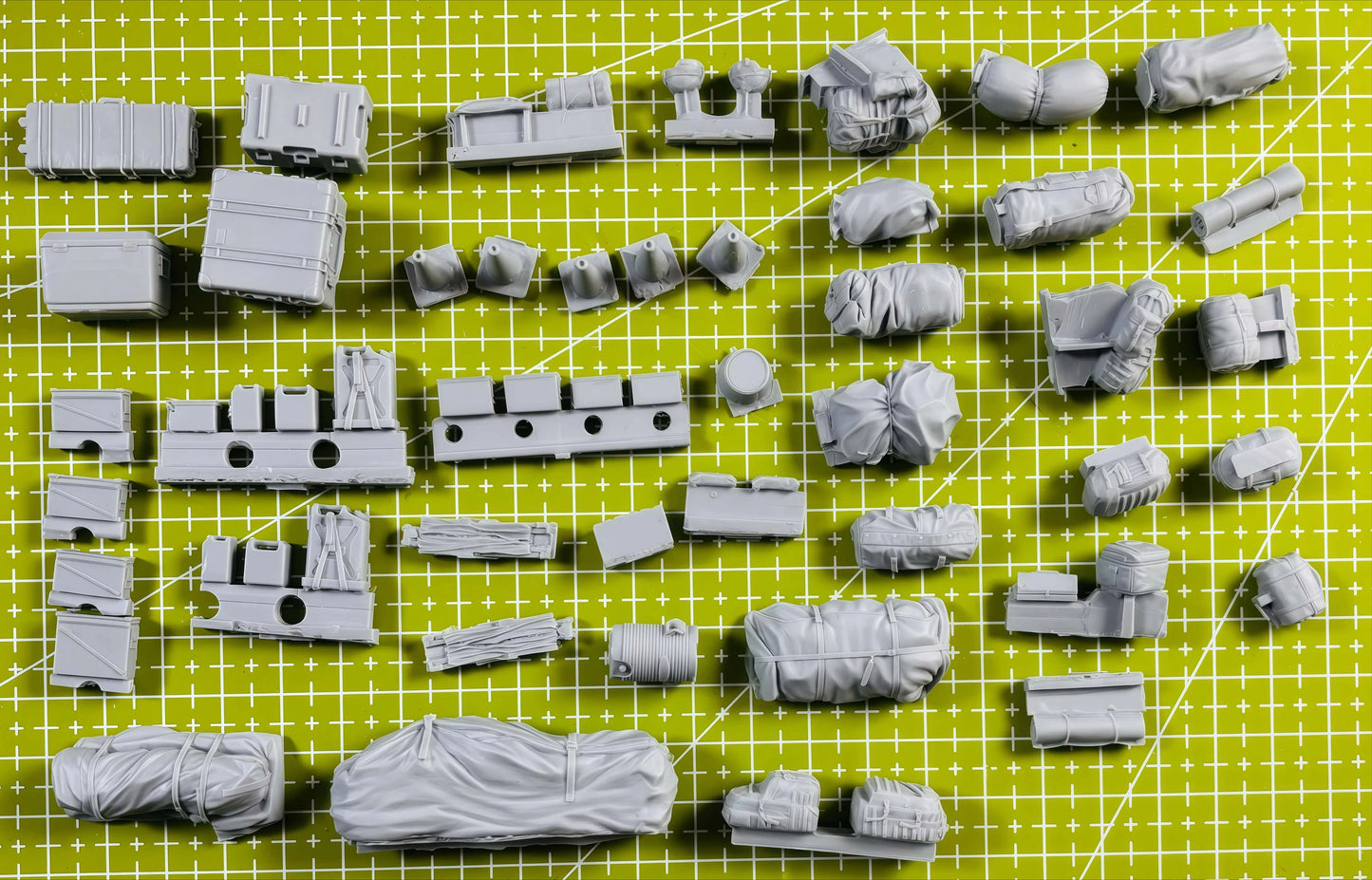 1/35 Resin Model, GK， Model Assembly Kit, Modern US Tank Armored Vehicle External Equipment Package, Unpainted