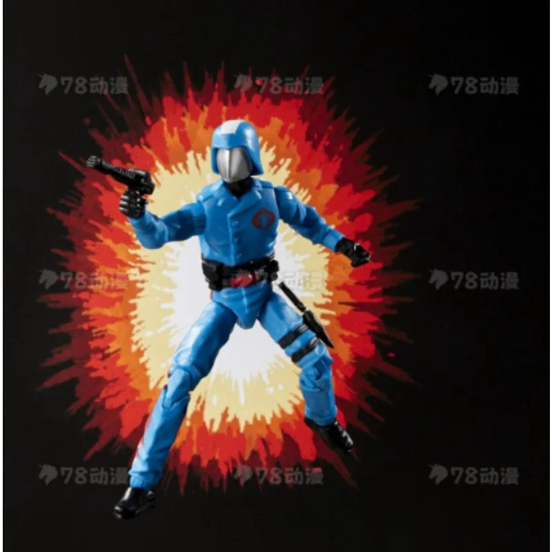 Original Hasbro G.I. Joe Classified Series Retro Collection Cobra Commander Anime Figures Toys Models Collection